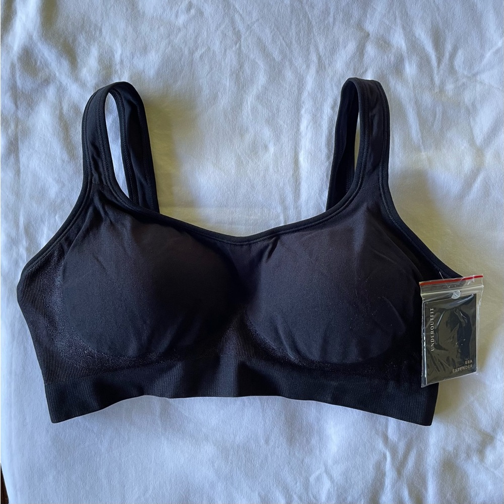 UNDEROUTFIT COMFORT SHAPING BRA NWT. SIZE LARGE. BLACK